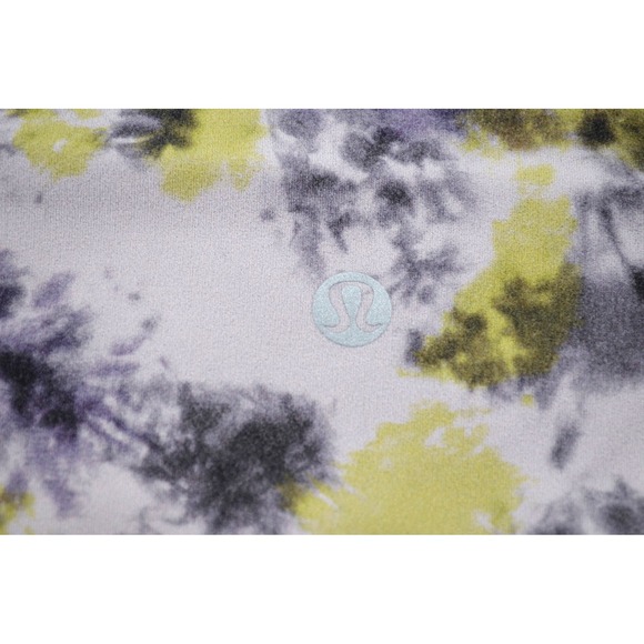 Lululemon Leggings Women's Size 8 Gray Black Green Splotchy Inseam 23.5" - Picture 6 of 10